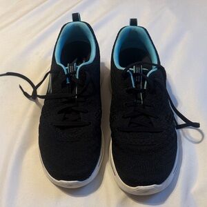 Women’s Black and Blue Sketchers
